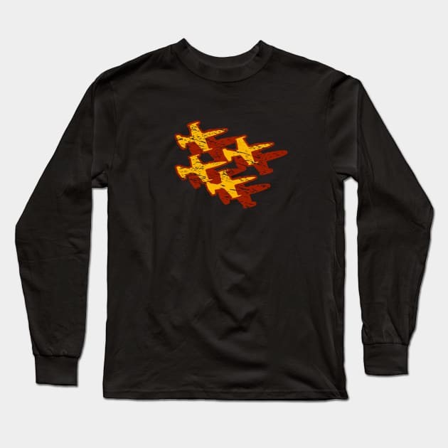 Jets Long Sleeve T-Shirt by Alan Hogan